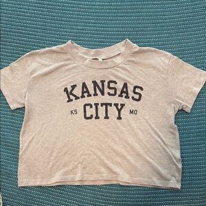 Kansas City Gray Crop Top